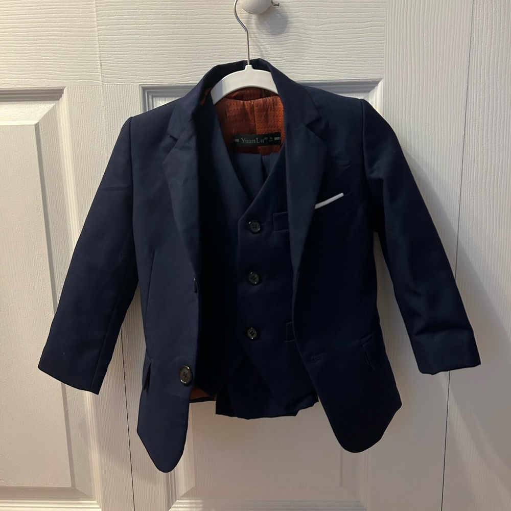 Toddler boys 3 piece suit